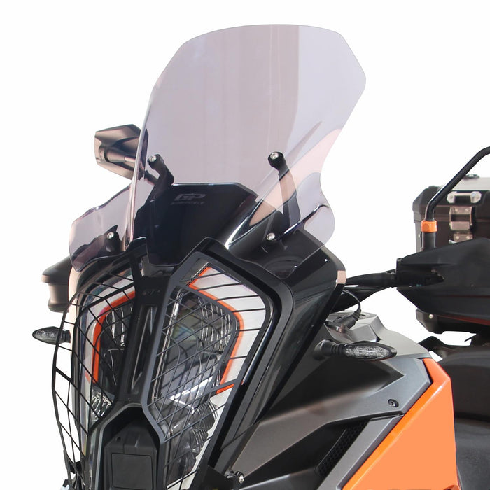 GP Kompozit Windshield Windscreen Smoked Compatible For KTM 1290 Super Adventure 2021-2024