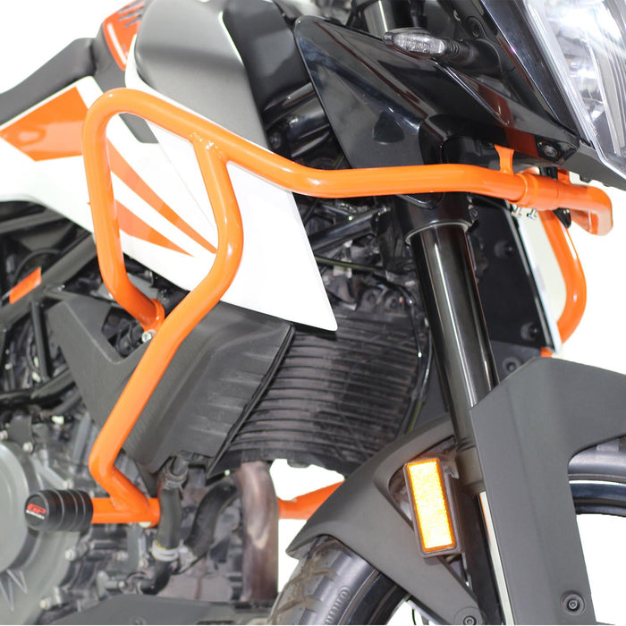 GP Kompozit Protector de motor Crash Bar Protección Naranja Compatible para KTM 250 Adventure / 390 Adventure 2020-2023 