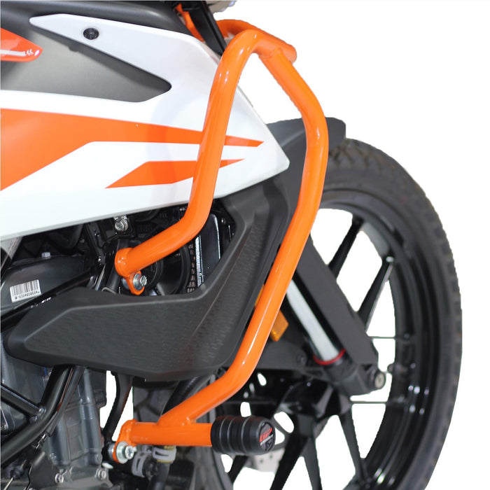 GP Kompozit Protector de motor Crash Bar Protección Naranja Compatible para KTM 250 Adventure / 390 Adventure 2020-2023 