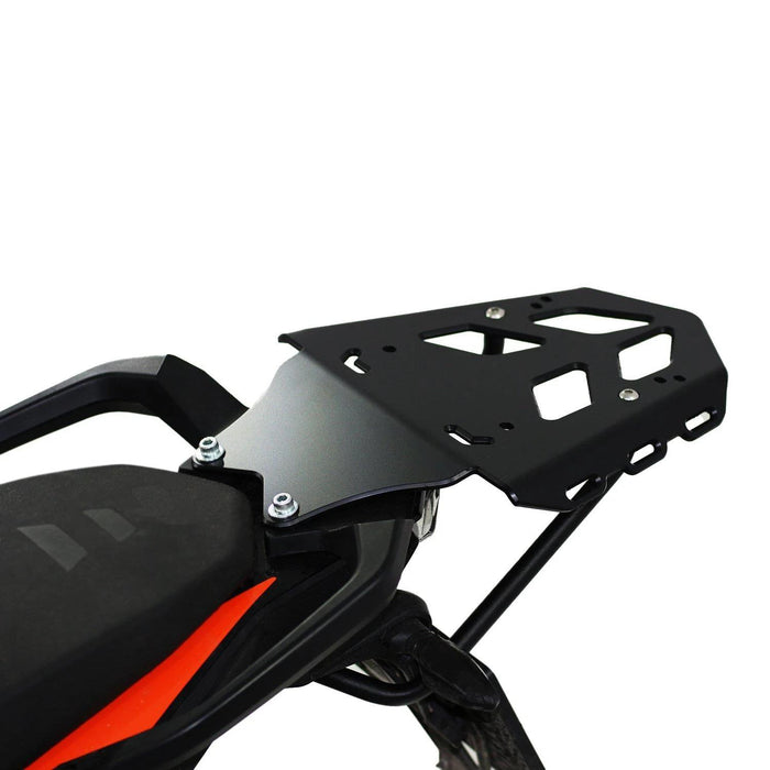 GP Kompozit Porte-bagages arrière noir compatible pour KTM 250 Adventure / 390 Adventure 2020-2023 