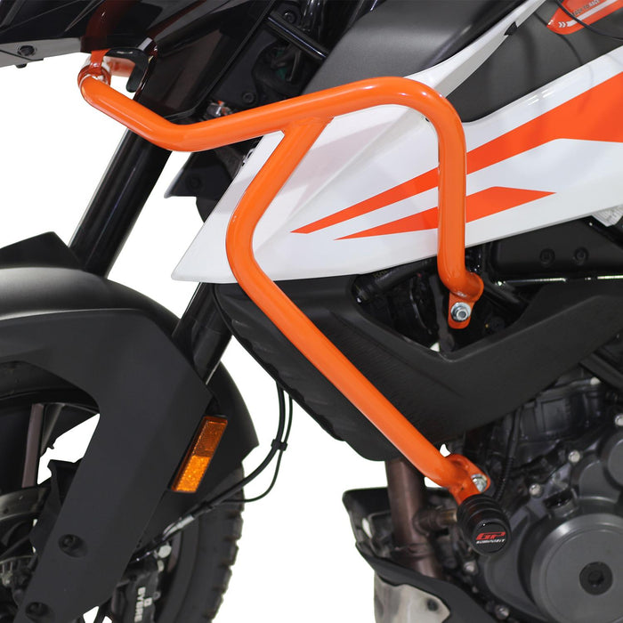 GP Kompozit Engine Protector Crash Bars Orange Compatible For KTM 250 Adventure / 390 Adventure 2020-2024