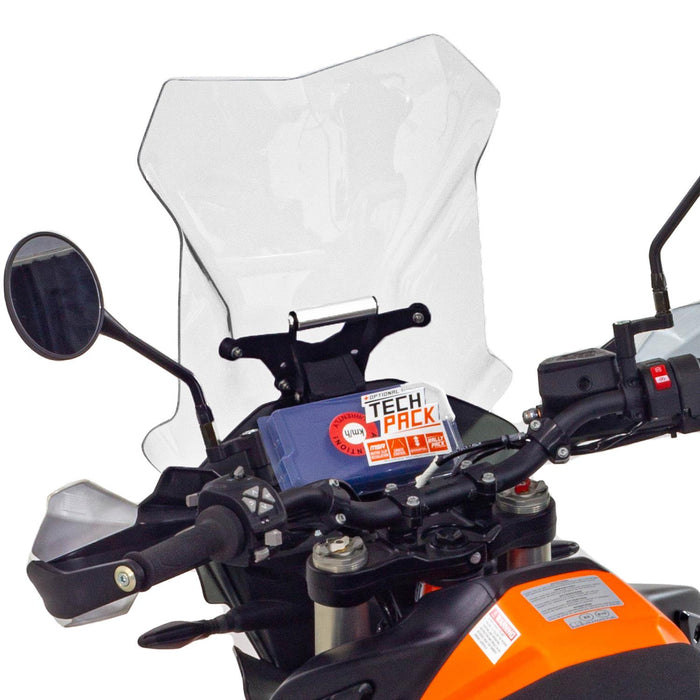 GP Kompozit Windshield Windscreen Clear Compatible For KTM 790 Adventure /790 R / 890 Adventure /890 R 2021-2022