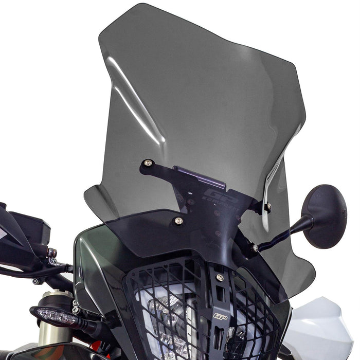 GP Kompozit Windshield Smoked Compatible For KTM 790 Adventure / 790 Adventure R / 890 Adventure / 890 Adventure R 2021