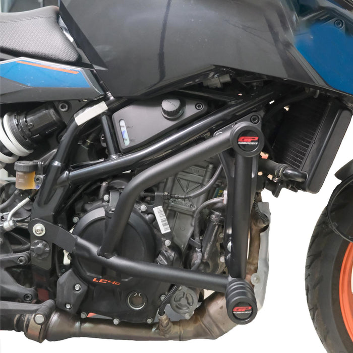 GP Kompozit Engine Protector Crash Bar Black Compatible For KTM 125 Duke / 200 Duke / 250 Duke / 390 Duke 2024