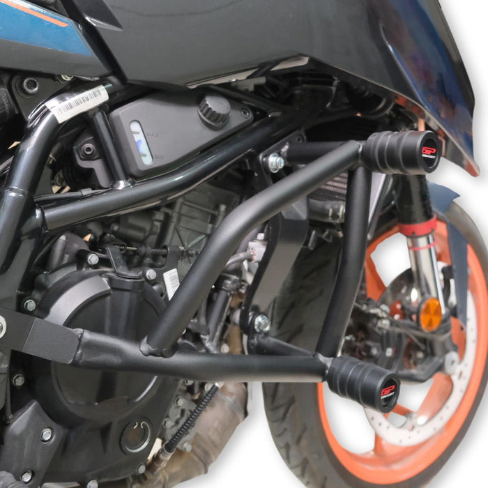 GP Kompozit Engine Protector Crash Bar Black Compatible For KTM 125 Duke / 200 Duke / 250 Duke / 390 Duke 2024