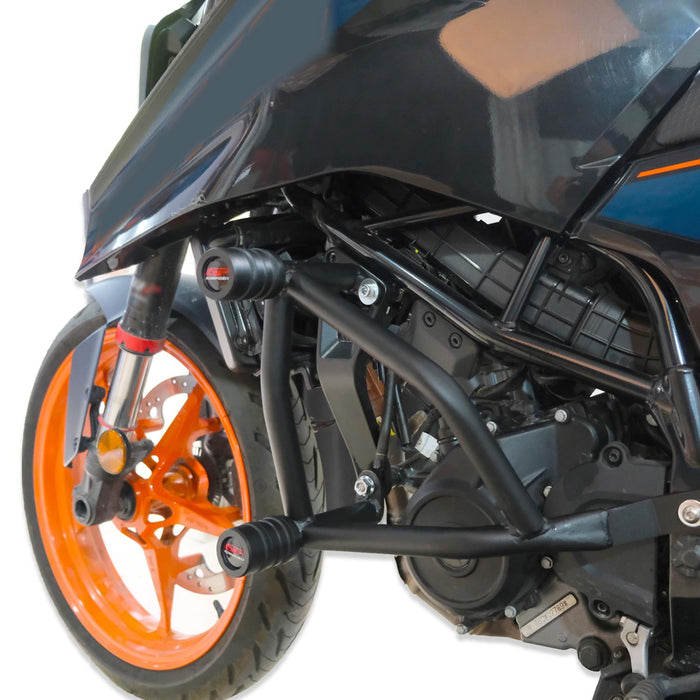 GP Kompozit Engine Protector Crash Bar Black Compatible For KTM 125 Duke / 200 Duke / 250 Duke / 390 Duke 2024