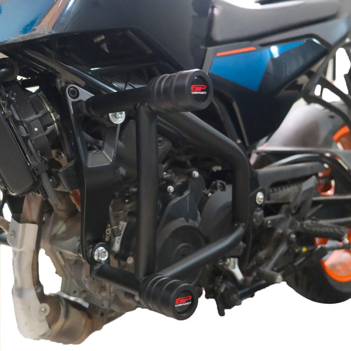 GP Kompozit Engine Protector Crash Bar Black Compatible For KTM 125 Duke / 200 Duke / 250 Duke / 390 Duke 2024