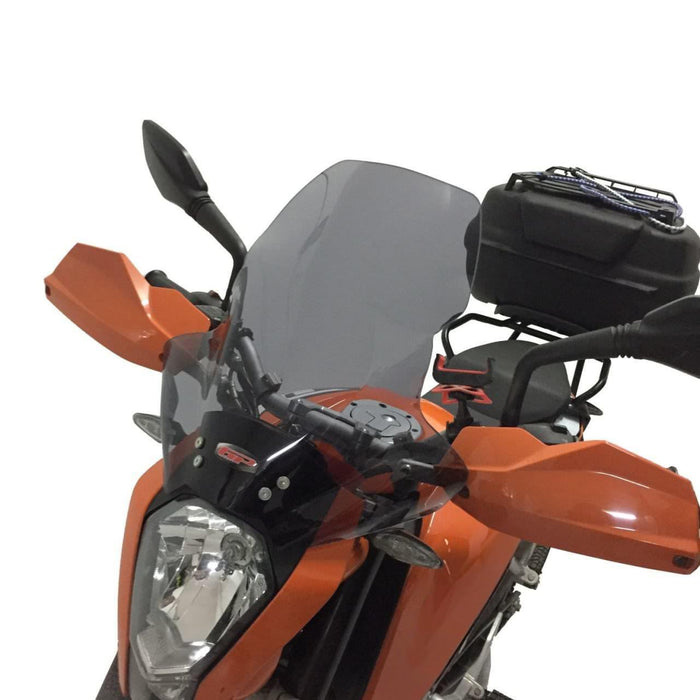 GP Kompozit Windshield Windscreen Clear Compatible For KTM 125 Duke / 200 Duke / 250 Duke / 390 Duke 2012-2016