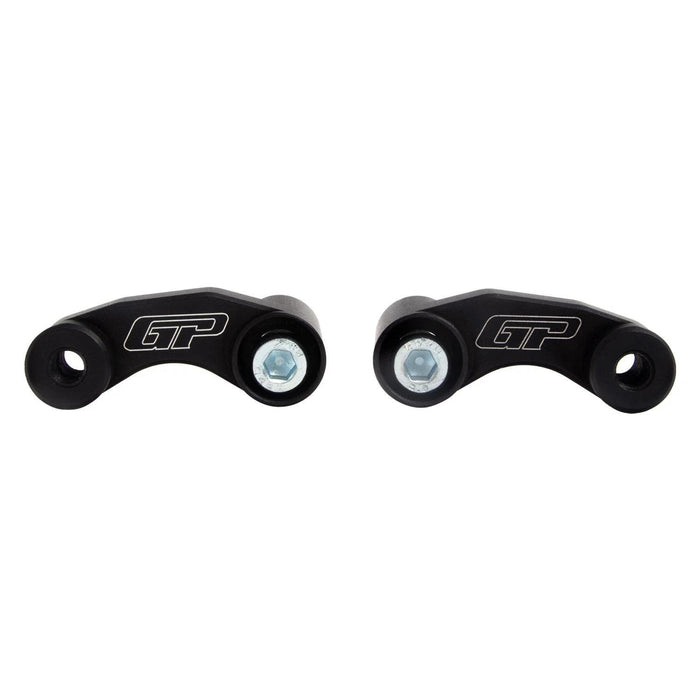 GP Kompozit Mirror Riser Extenders Black Compatible For  KTM 125 Duke / 200 Duke / 250 Duke / 390 Duke 2024