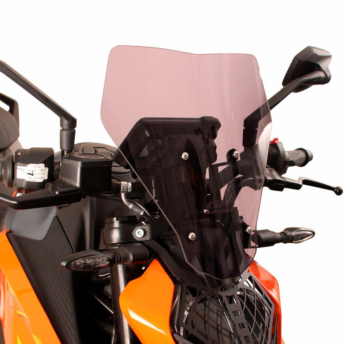 GP Kompozit Windshield Windscreen Smoked Compatible For KTM 125 Duke / 200 Duke / 250 Duke / 390 Duke 2024