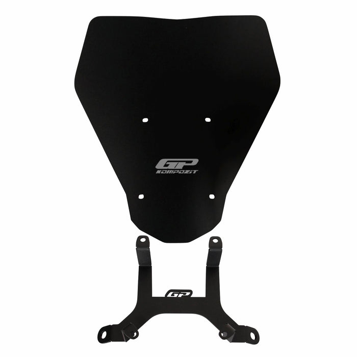 GP Kompozit Windshield Windscreen Black Compatible For KTM 125 Duke / 200 Duke / 250 Duke / 390 Duke 2024