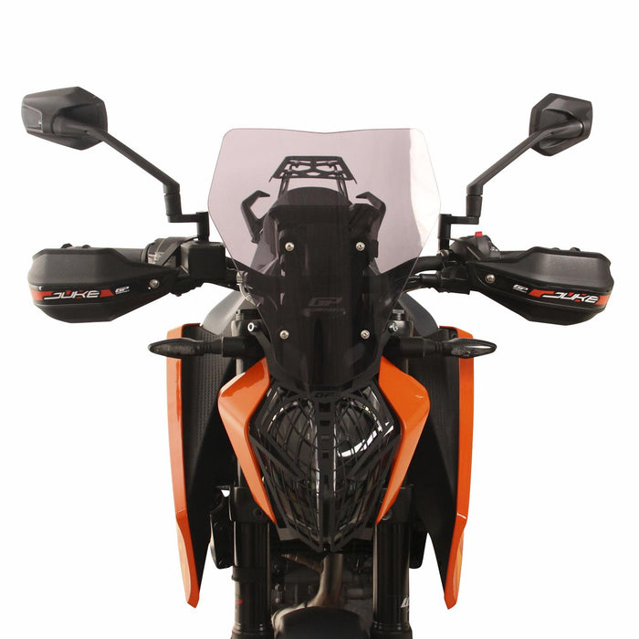 GP Kompozit Cubremanos de plástico negro compatible con KTM 125 Duke / 200 Duke / 250 Duke / 390 Duke 2025-2026