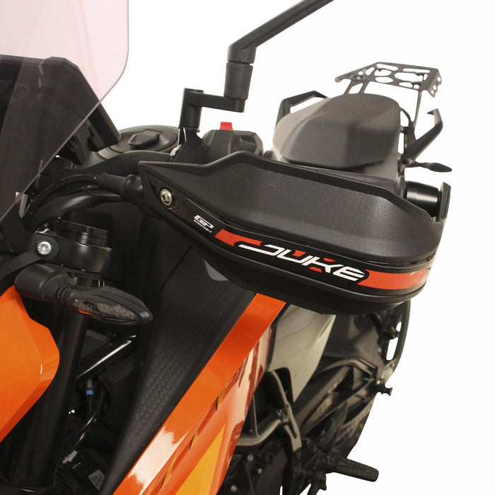 GP Kompozit Cubremanos de plástico negro compatible con KTM 125 Duke / 200 Duke / 250 Duke / 390 Duke 2025-2026