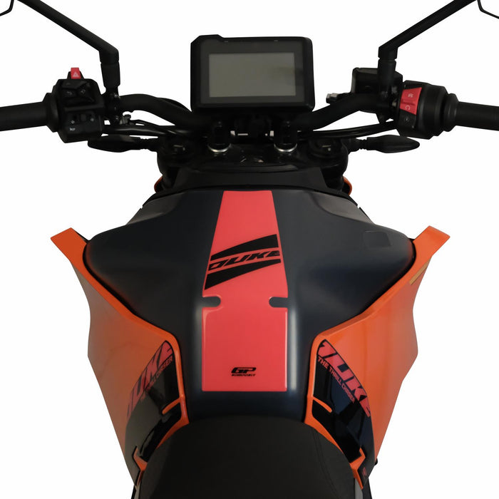 GP Kompozit Tank Pad Set Orange Compatible For KTM 125 Duke / 200 Duke / 250 Duke / 390 Duke 2024