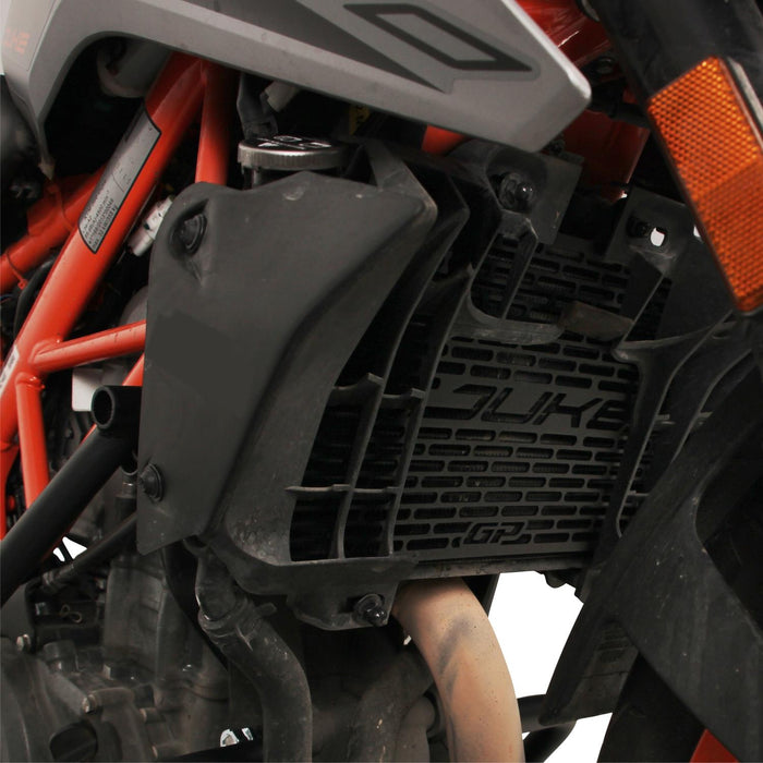 GP Kompozit Radiator Guard Black Compatible For KTM 250 Duke / 390 Duke 2017-2023