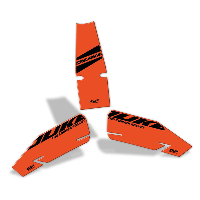 GP Kompozit Tank Pad Set Orange Compatible For KTM 390 Duke 2024