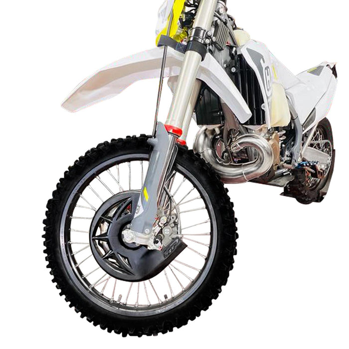 GP Kompozit Protection de disque avant en plastique bleu compatible pour KTM 250 EXC 2013-2023 