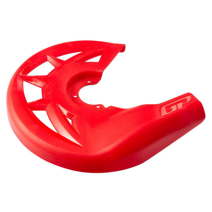 GP Kompozit Protection de disque avant en plastique rouge compatible pour KTM 250 EXC 2013-2023 