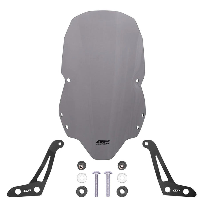 GP Kompozit Windshield Windscreen Smoked Compatible For Kymco Downtown GT 350i  2024