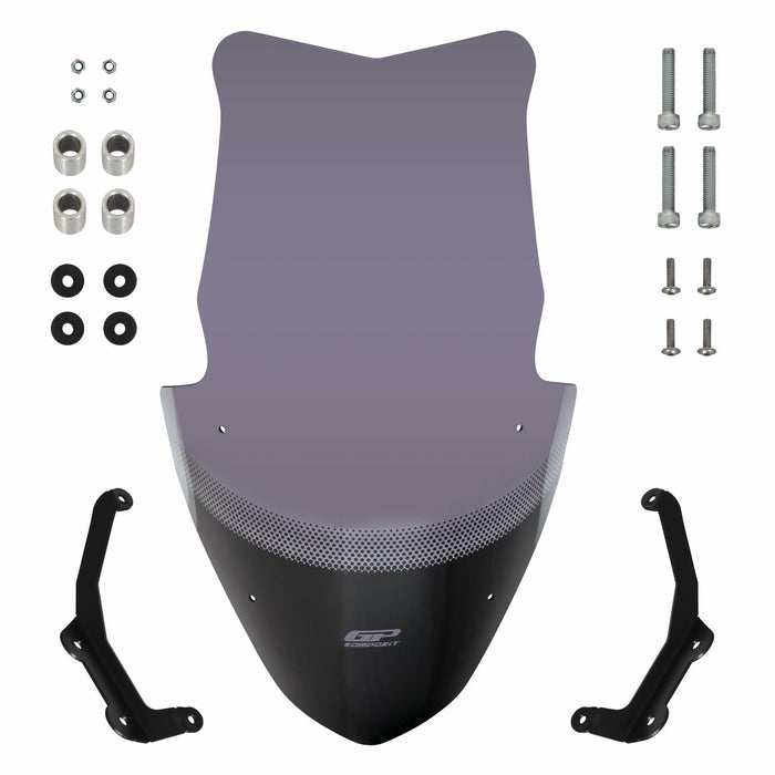 GP Kompozit Windshield Windscreen Smoked Compatible For Kymco KRV 200 TCS  2023