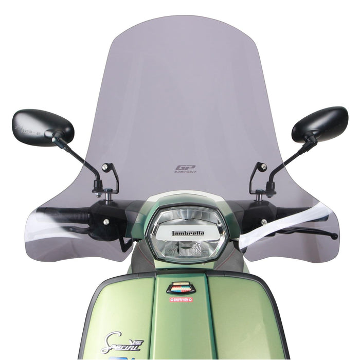 GP Kompozit Windshield Windscreen Smoked Compatible For Lambretta V125 / V200 Special 2021-2023