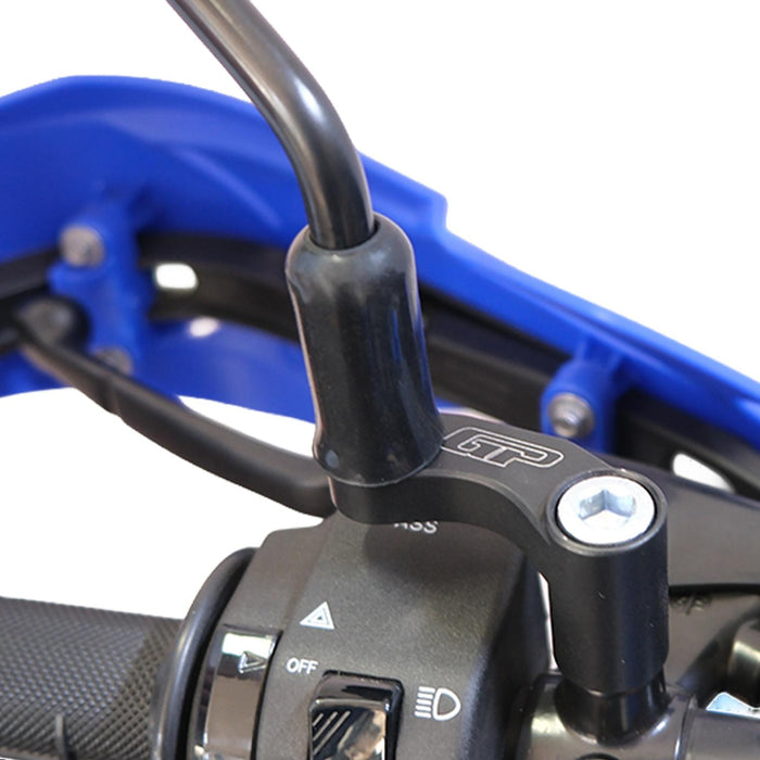 GP Kompozit Mirror Riser Extenders Black Compatible For Yamaha WR125R 2025-2026