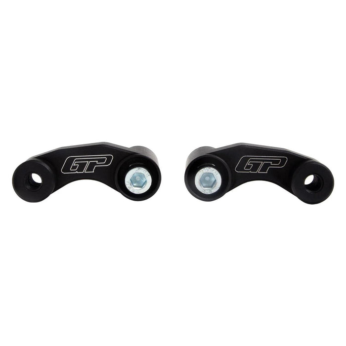 GP Kompozit Mirror Riser Extenders Black Compatible For Yamaha WR125R 2025-2026