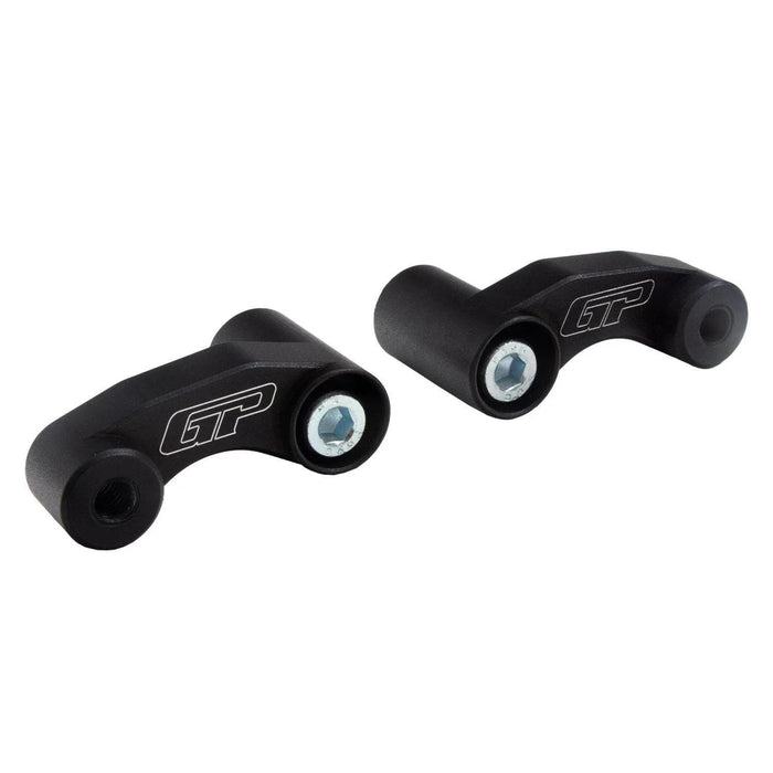 GP Kompozit Mirror Riser Extenders Black Compatible For Bajaj Pulsar NS400Z 2025-2026