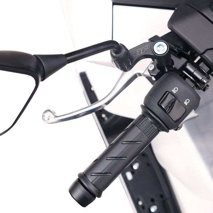 GP Kompozit Mirror Riser Extenders Black Compatible For SYM ADX 125 2023-2024