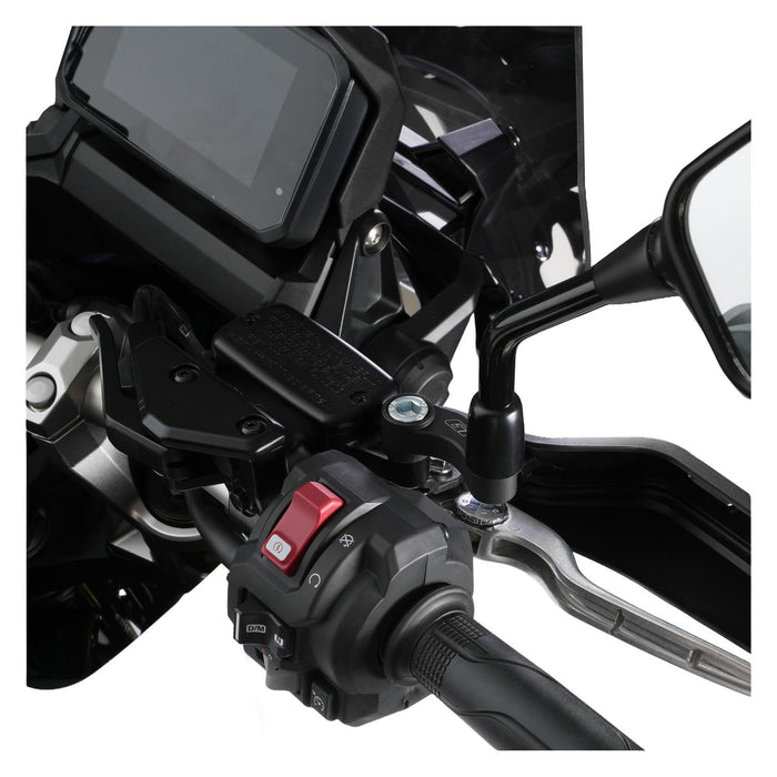 GP Kompozit Mirror Riser Extenders Black Compatible For Honda X-ADV  2021-2026