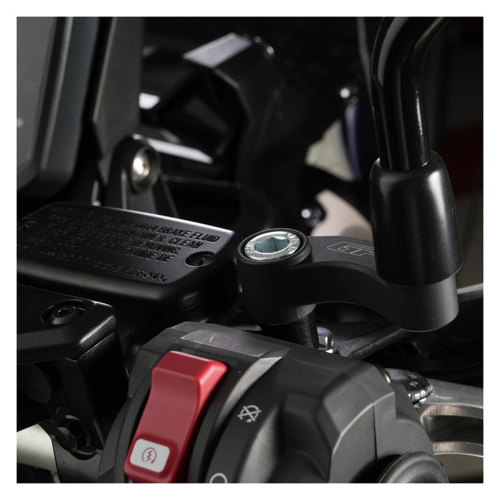 GP Kompozit Mirror Riser Extenders Black Compatible For Honda X-ADV  2021-2026