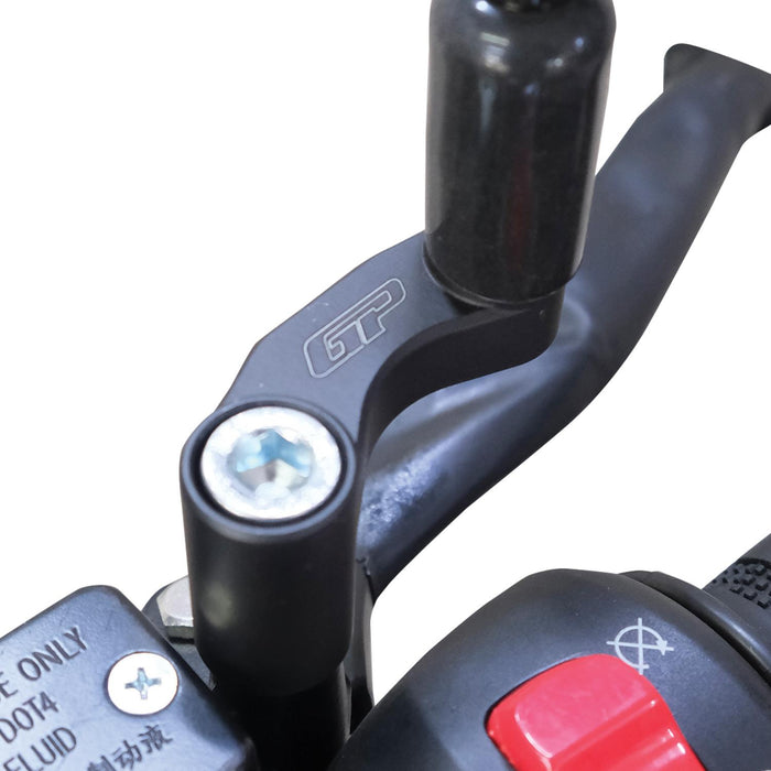 GP Kompozit Mirror Riser Extenders Black Compatible For Mondial 125 Drift L 2016-2026