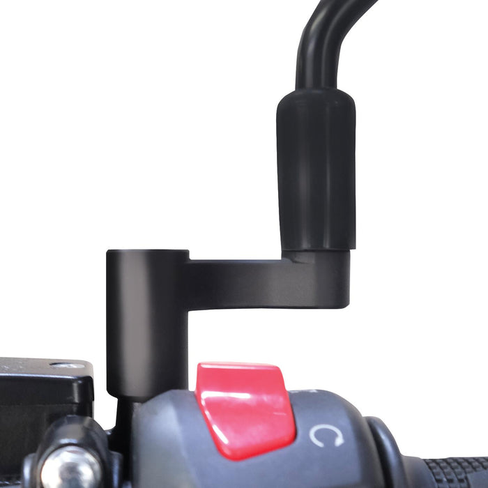 GP Kompozit Mirror Riser Extenders Black Compatible For Mondial 125 Drift L 2016-2026