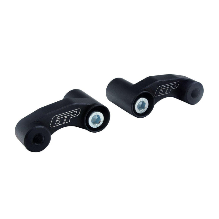 GP Kompozit Mirror Riser Extenders Black Compatible For KTM 1290 Super Adventure R / 1290 Super Adventure S 2021-2024