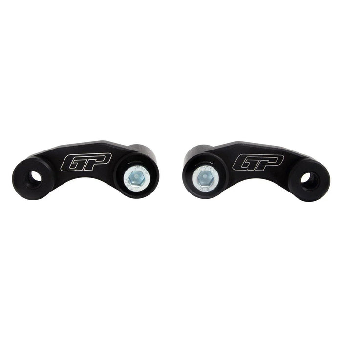 GP Kompozit Mirror Riser Extenders Black Compatible For SYM Joyride 300 2023-2025