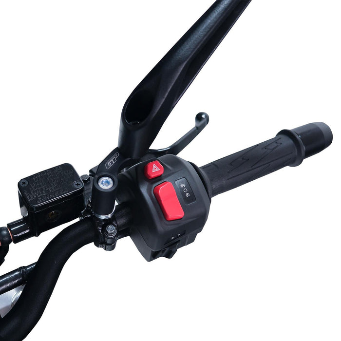 GP Kompozit Mirror Riser Extenders Black Compatible For Bajaj Pulsar NS400z 2025