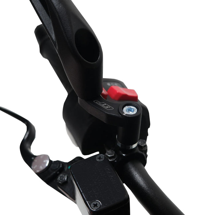 GP Kompozit Mirror Riser Extenders Black Compatible For Bajaj Pulsar NS400z 2025