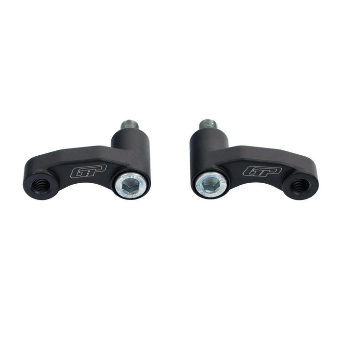 GP Kompozit Mirror Riser Extenders Black Compatible For Honda CB500 Hornet 2025
