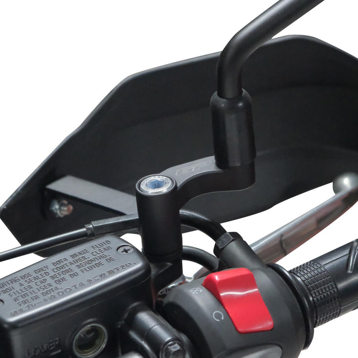 GP Kompozit Mirror Riser Extenders Black Compatible For Honda CB500 Hornet 2025