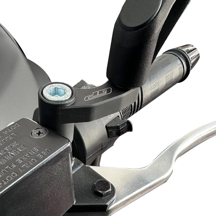 GP Kompozit Mirror Riser Extenders Black Compatible For SYM Jet 14 Evo Plus 2025