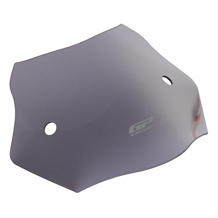 GP Kompozit Short Windshield Windscreen Smoked Compatible For Mondial 125 Drift L  2011-2023