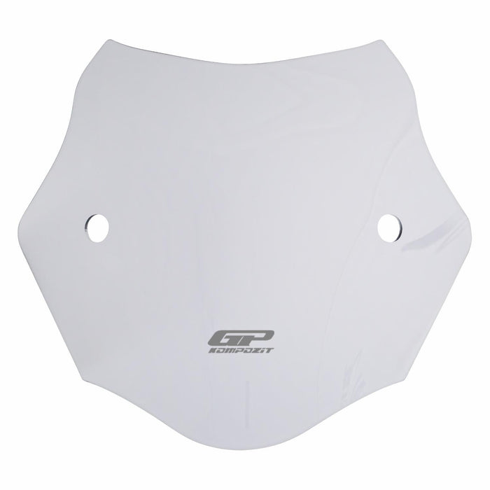 GP Kompozit Short Windshield Windscreen Transparent Compatible For Mondial 125 Drift L 2011-2023