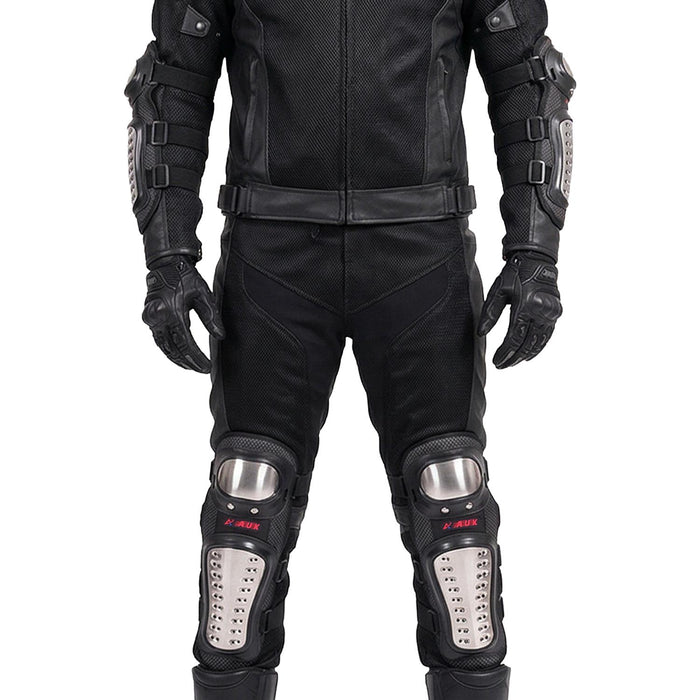 GP Kompozit DRZ001 Motorcycle Knee and Elbow Guard Protection Set – Impact-Resistant Riding Armor