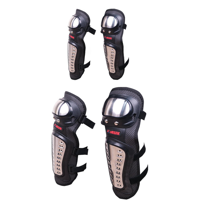 GP Kompozit DRZ001 Motorcycle Knee and Elbow Guard Protection Set – Impact-Resistant Riding Armor