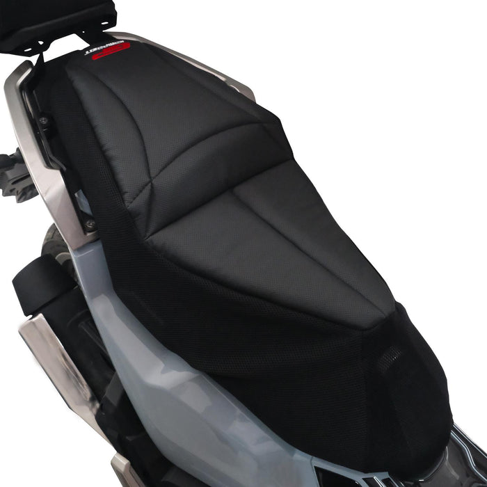 GP Kompozit Funda Protectora de Asiento de Moto Impermeable Negra Compatible con SYM ADX 125 2023-2024