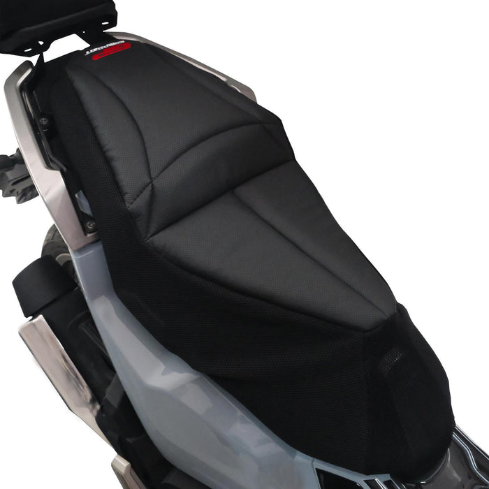 GP Kompozit Funda Protectora de Asiento de Moto Impermeable Negra Compatible con SYM ADX 125 2023-2024