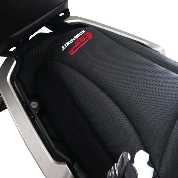 GP Kompozit Funda Protectora de Asiento de Moto Impermeable Negra Compatible con SYM ADX 125 2023-2024