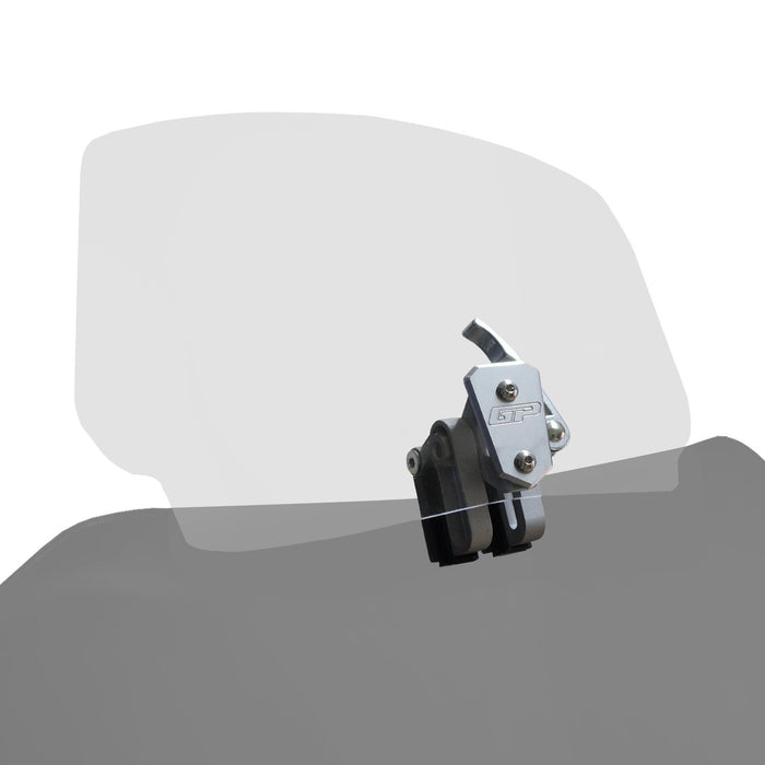 GP Kompozit Motorcycle Windshield Extension Adjustable Clips Windscreen Wind Air Spoiler Deflector Clear