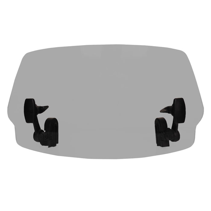 GP Kompozit Motorcycle Windshield Extension Adjustable Clips Windscreen Wind Air Spoiler Deflector Smoked