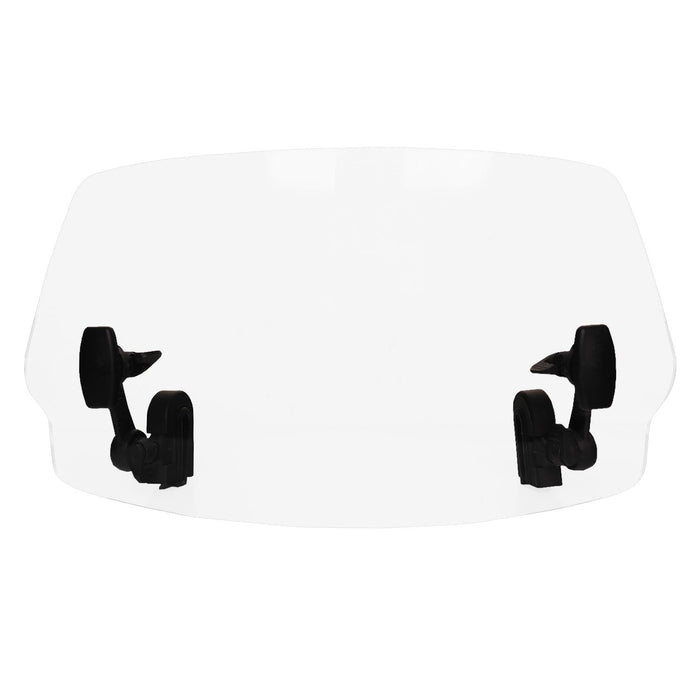 GP Kompozit Motorcycle Windshield Extension Adjustable Clips Windscreen Wind Air Spoiler Deflector Clear